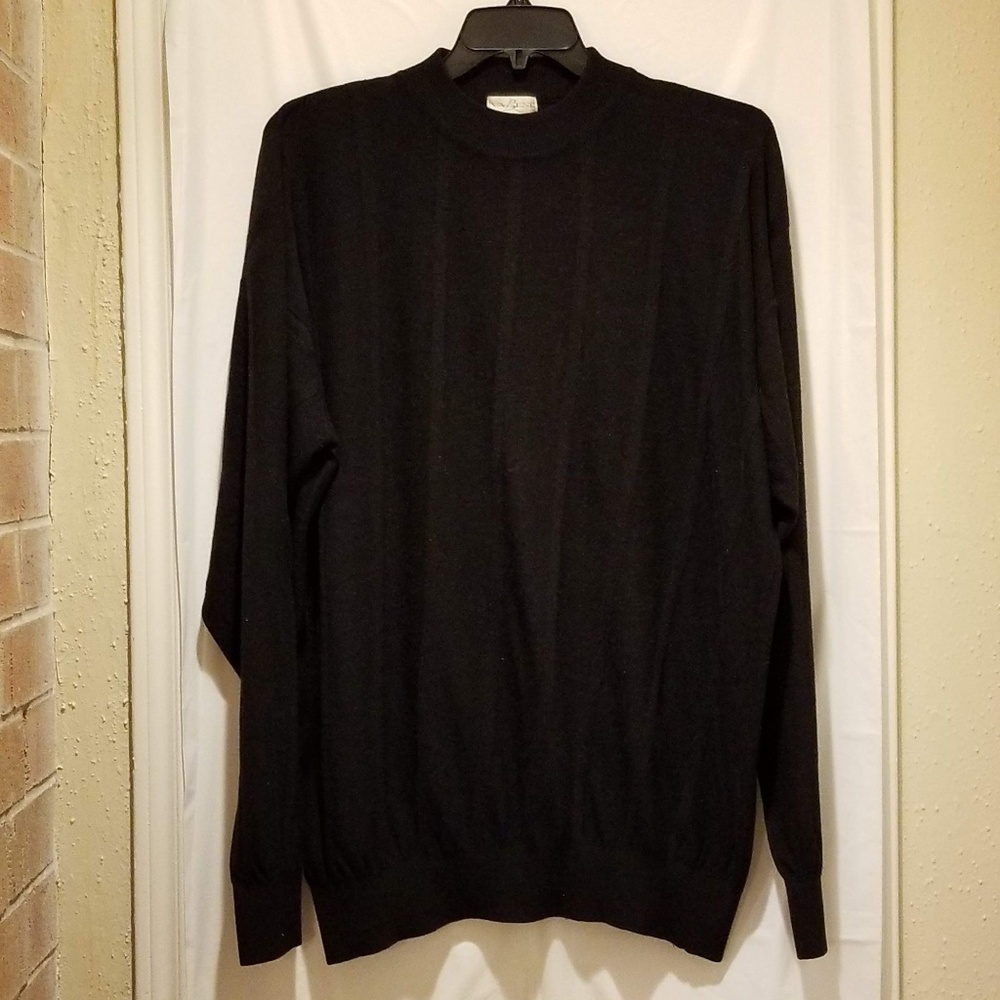 VA BENE black silk sweater